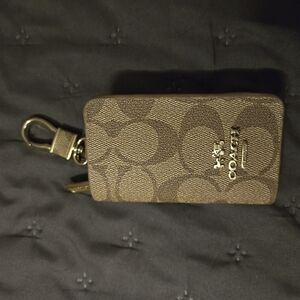 Coach Brown Key Holder